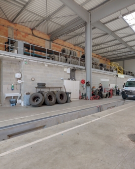 Bâtiment de logistique pour les transports Brossier et Mazoyer à Saint Désirat (07)